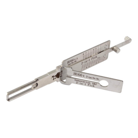 Original Lishi 2-In-1 Pick and Decoder HU66 Twin Lifter